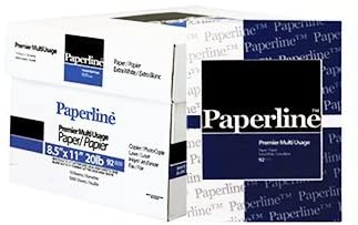 Paperline 20lb 92 Bright Multipurpose Paper 8.5x11 (5000 Sheets)