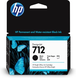 [6657555] HP 712 38ML BLACK INK CARTRIDGE (3ED70A)