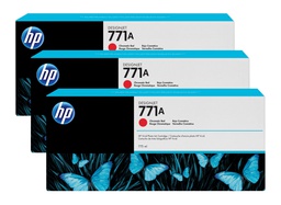 [5100804] HP 771A CHRMTC RED INK CARTRIDGE 3PACK (B6Y40A)